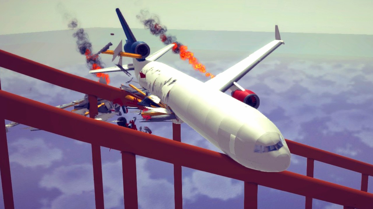 Airplane Survival Scenarios & Emergency Landings #1 | Besiege -  COMPILATION