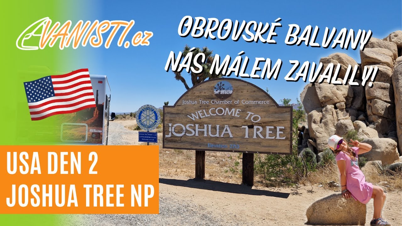 Den 2 - Prohlídka kempu a národní park Joshua Tree - Národní parky USA obytným autem