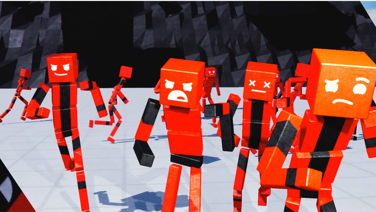 Разрушение и взрывы Ragdolls - Fun with Ragdolls
