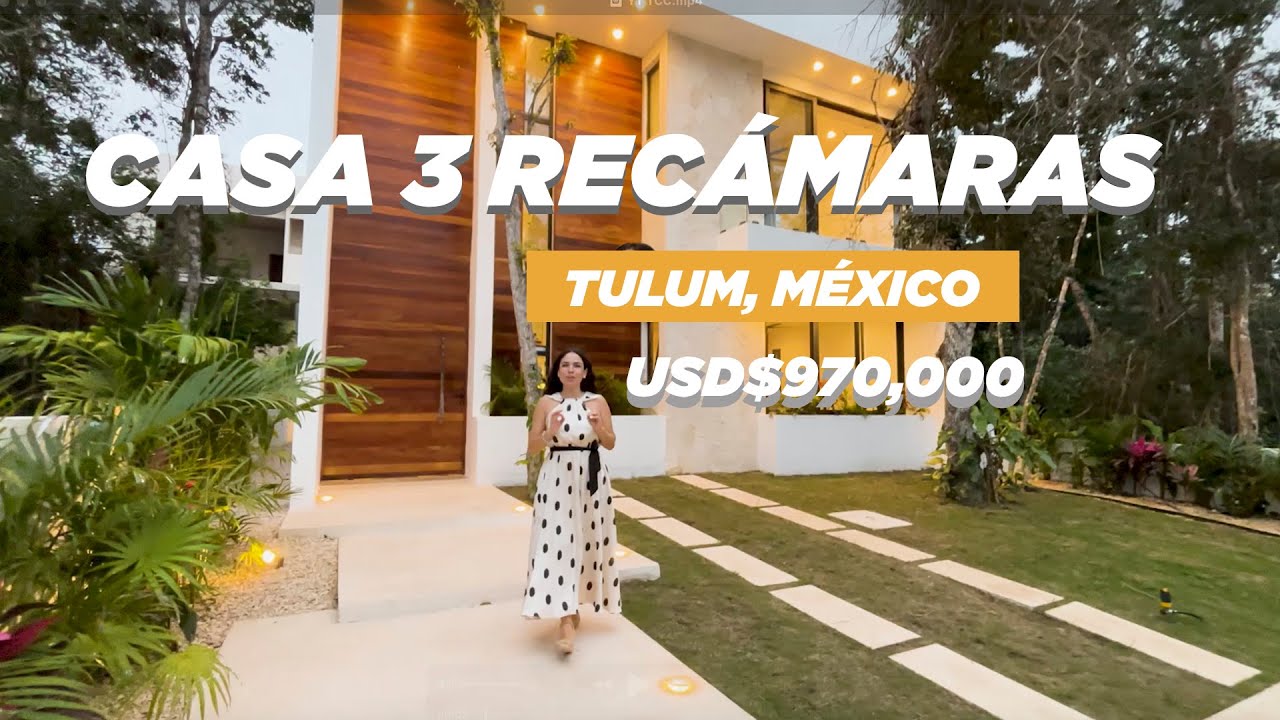 Descubre la casa de ensueño en Tulum por 970 mil dólares