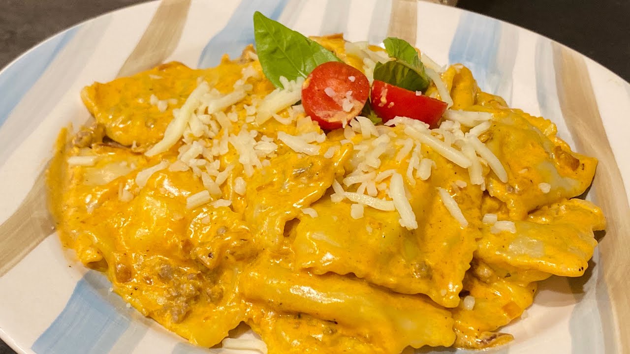 الرافيولي باسطا بصوص سهلة وسريعة 👌🏼👩‍🍳❤️