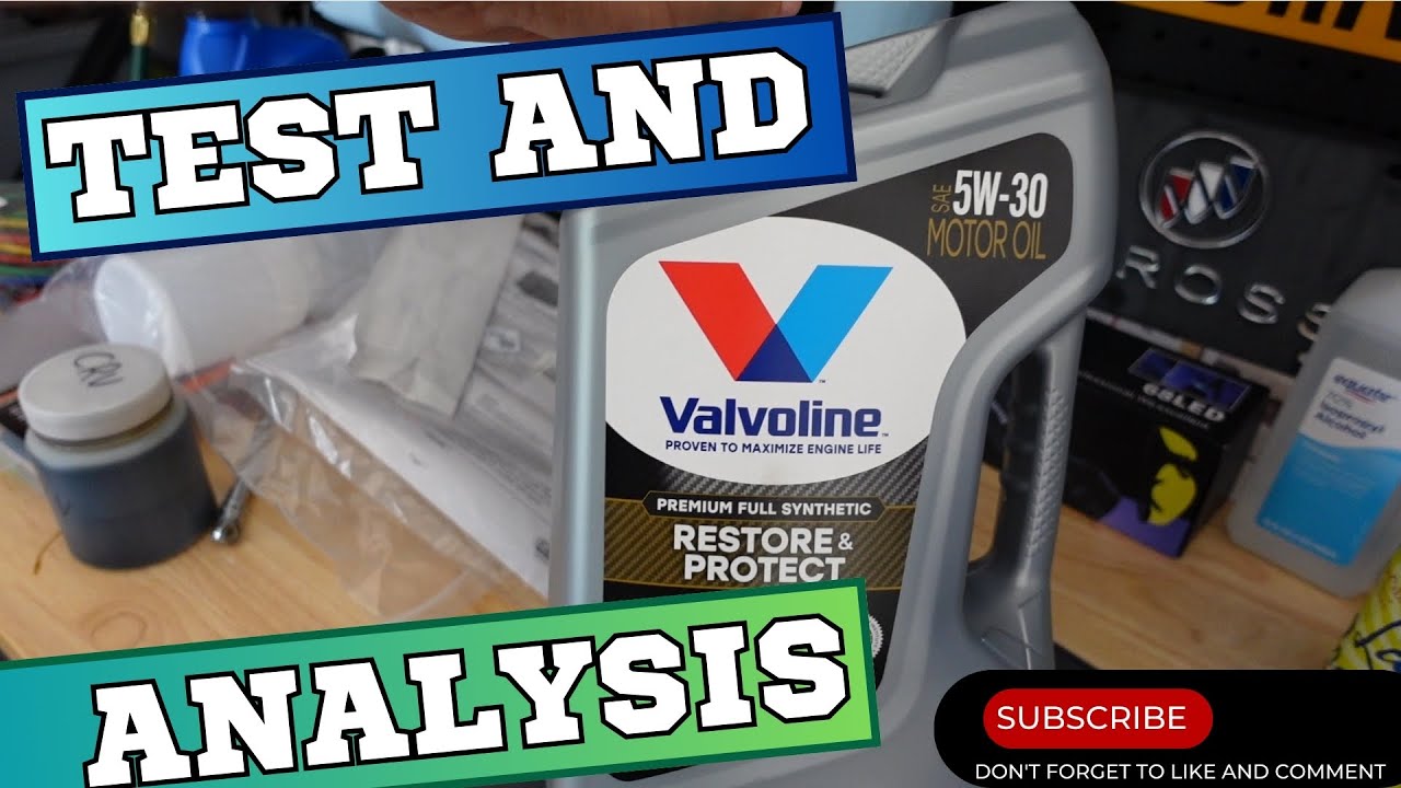 Valvoline Restore and Protect - Does it work?  Best oil change ever? We'll lab test it to see!!