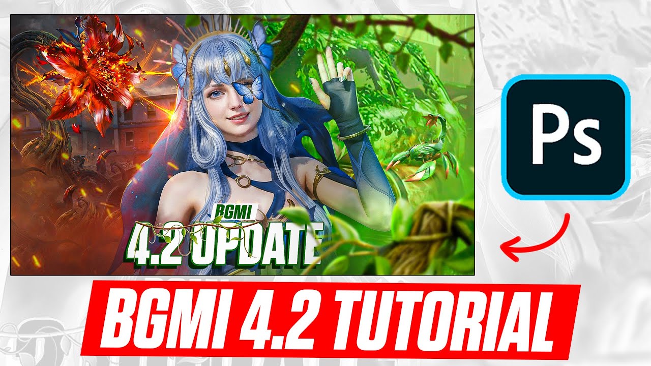 BGMI 4.2 Update Thumbnail Tutorial | Photoshop