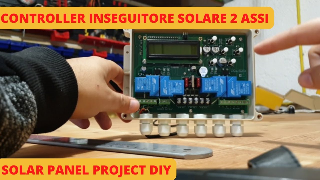 Nuovo CONTROLLER PER INSEGUITORE SOLARE 2 ASSI - Fotovoltaico - solar panel