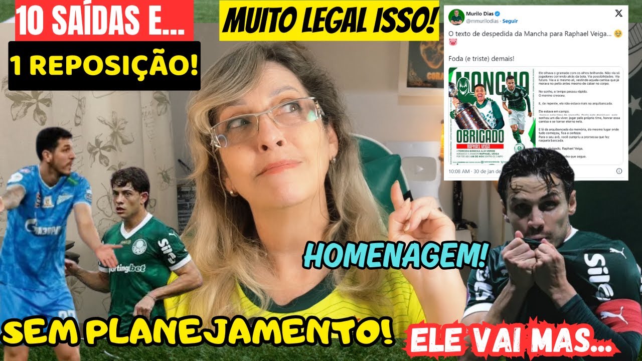 MAIS SAÍDAS QUE CHEGADAS PREOCUPAM! VEIGA FOI DE GRAÇA, MAS... DIRETORIA INSISTE E NÃO CONVENCE!