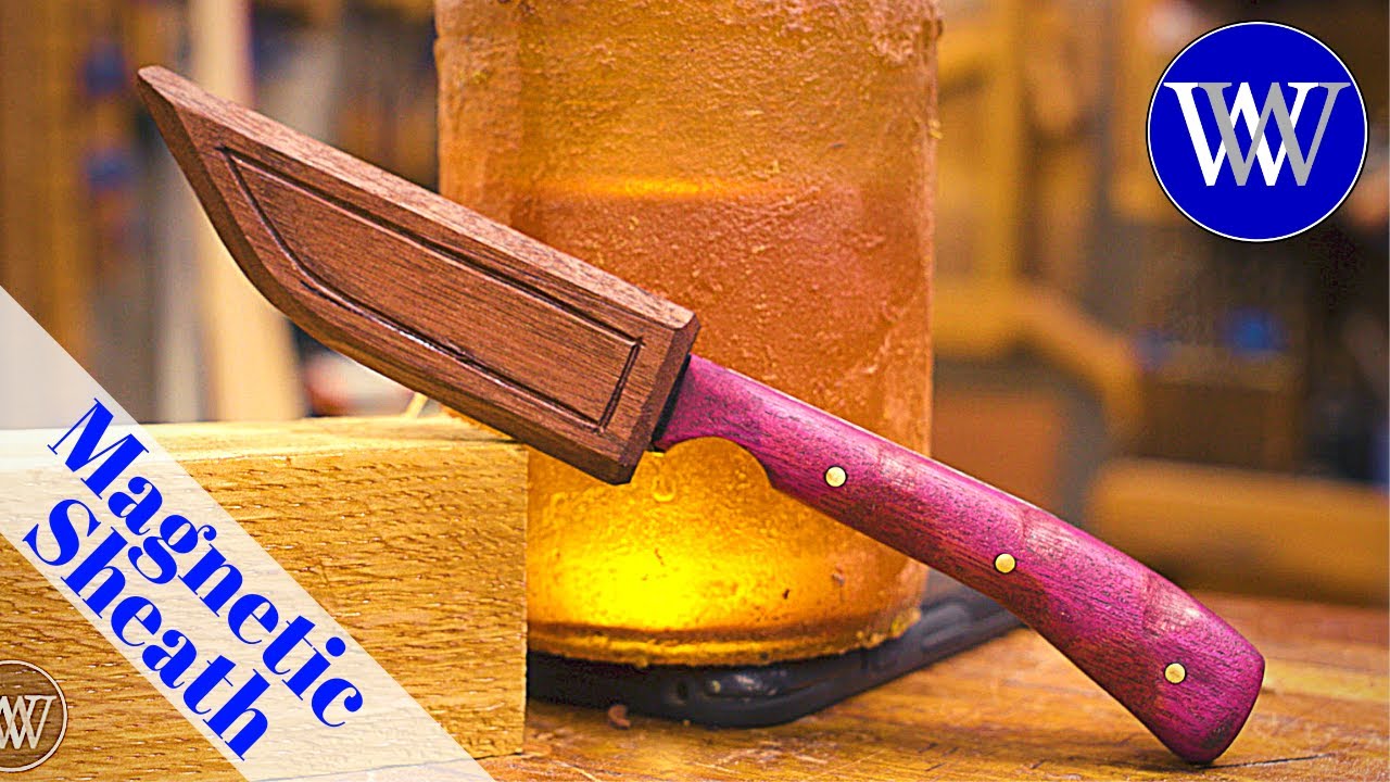 How to Make a Knife Sheath With Walnut