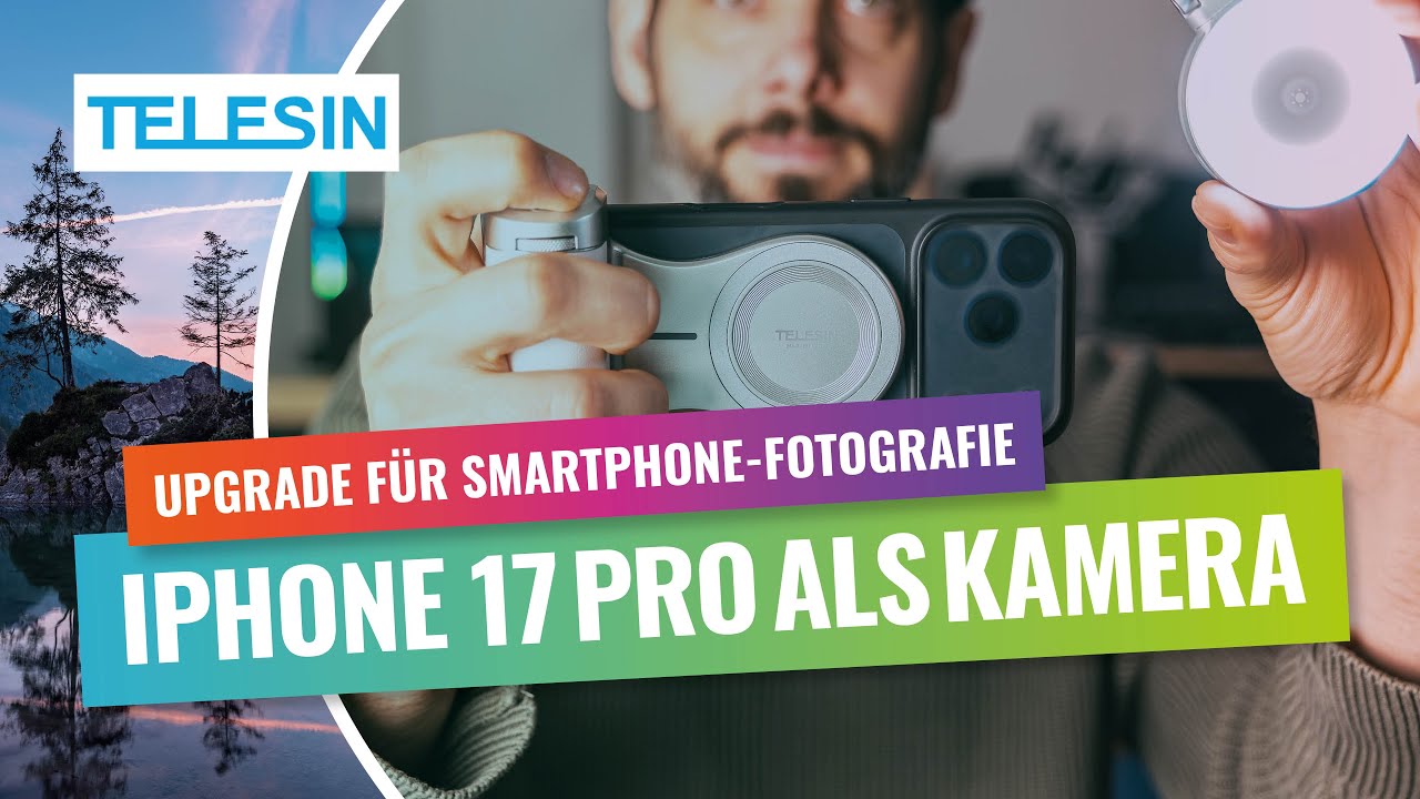 📸 So wird aus dem iPhone 17 Pro eine richtige Kamera: Mit diesem Smartphonegriff von TELESIN 🔥