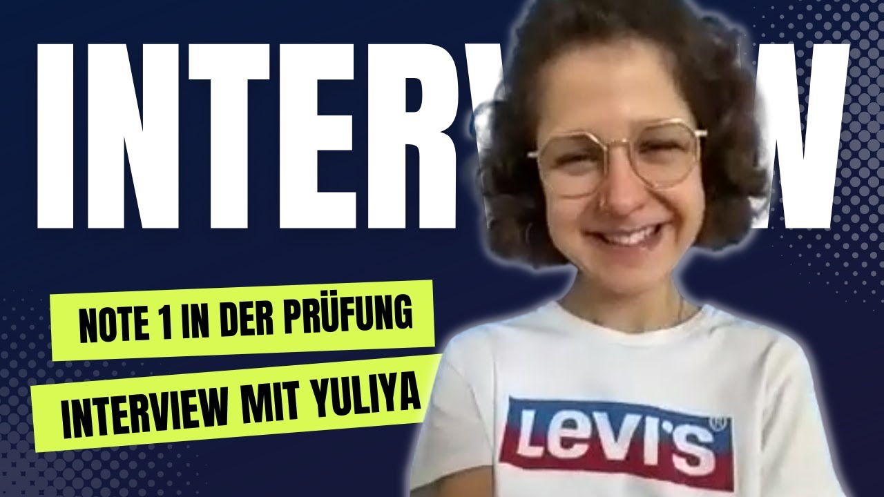 Pr&uuml;fung gerockt mit Note 1 - Interview mit Yuliya (Kauffrau f&uuml;r B&uuml;romanagement)⭐ GripsCoachTV