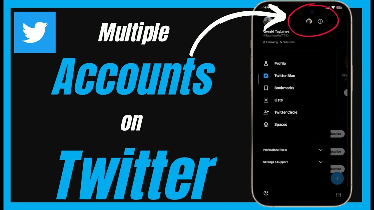 How To Add An Use Multiple Twitter Accounts 2023 New Update