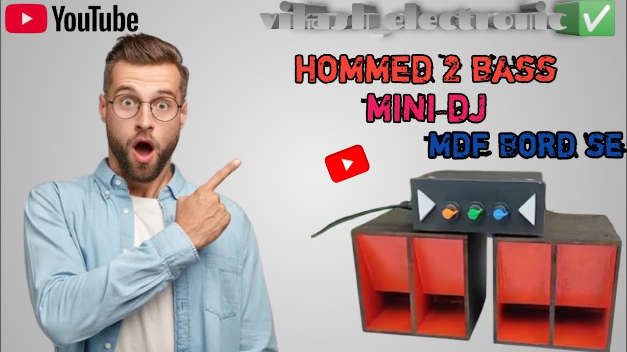 Homemed 2 bass#_/mini bass_/mdf Bord se banao (💥👉