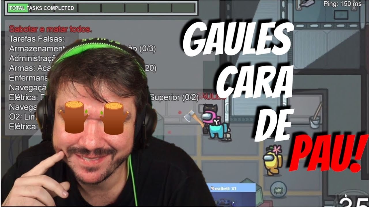 Gaules cara de PAU! - Among us | Gaules Mito
