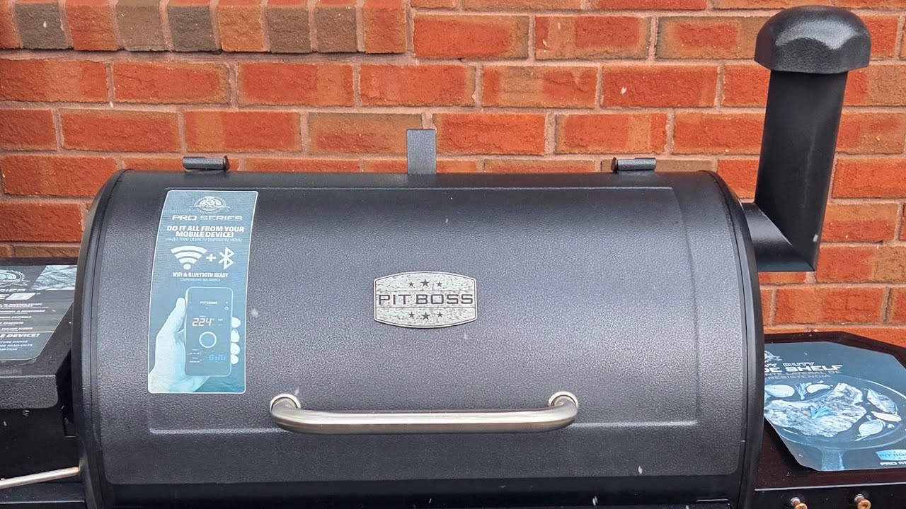 GRILLING STEAKS IN THE SNOW