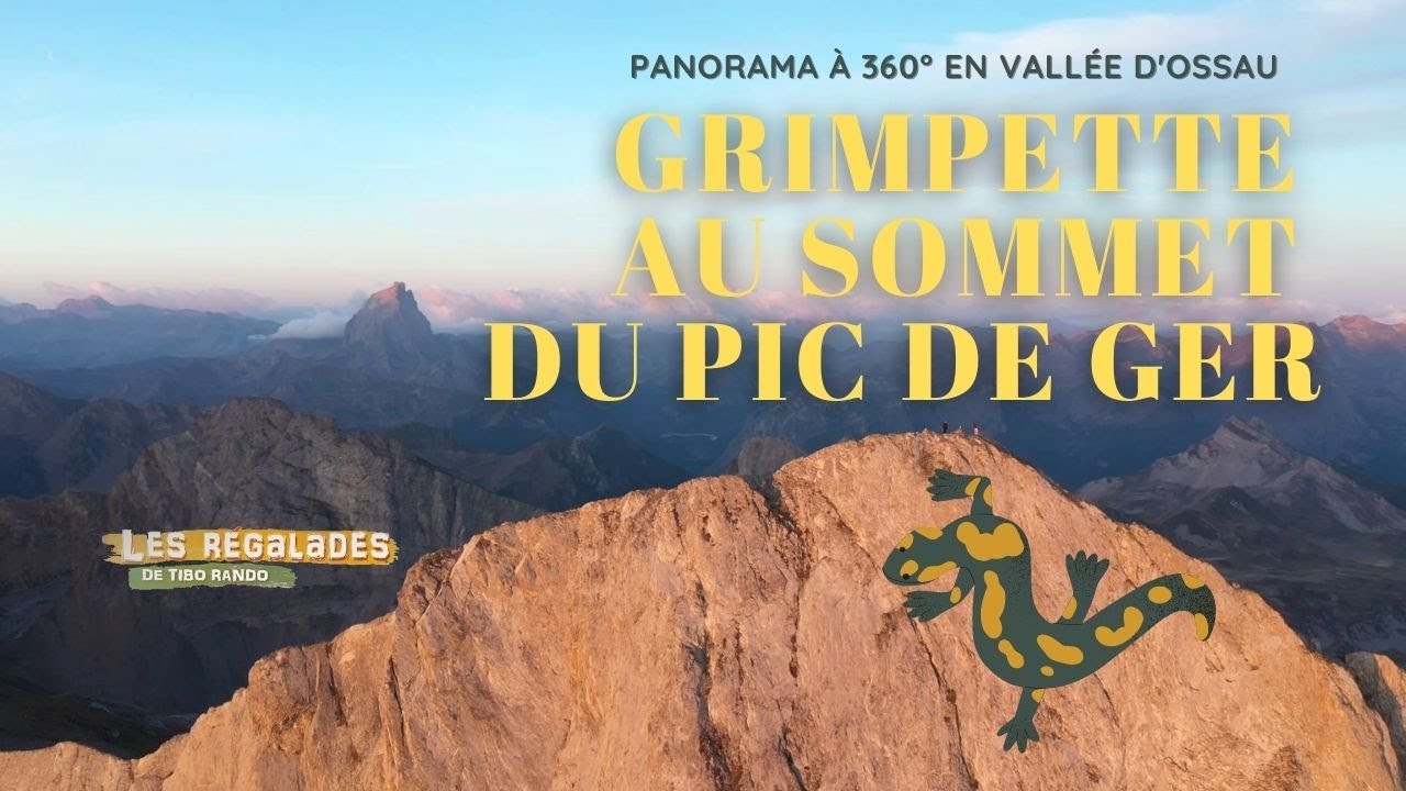 Incroyable lever de soleil au sommet du Pic de Ger