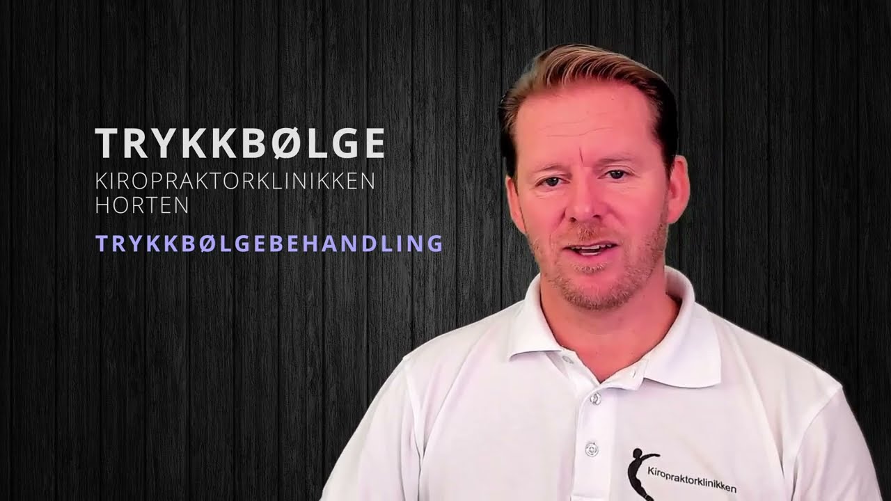 TRYKKBØLGEBEHANDLING - effektiv behandling for kroniske senebetennelser og belastningssmerter