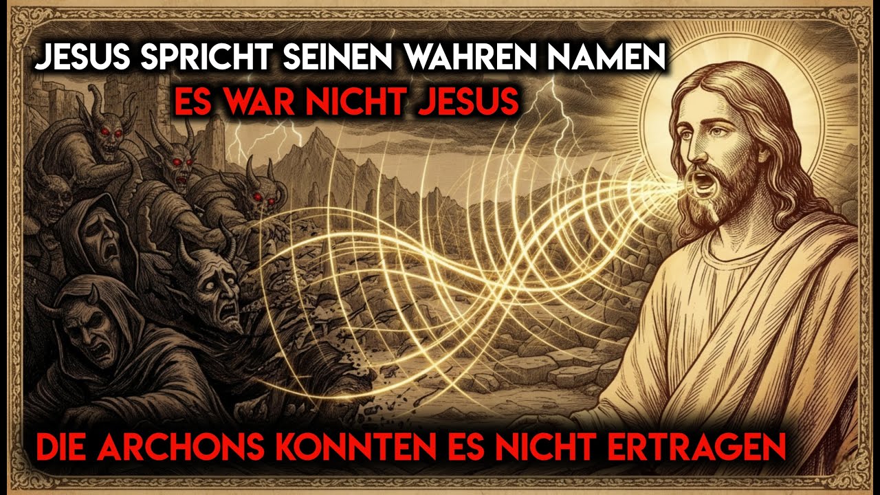 Jesus nannte einmal seinen wahren Namen – es war nicht Jesus, und die Archonten zitterten, als er ih