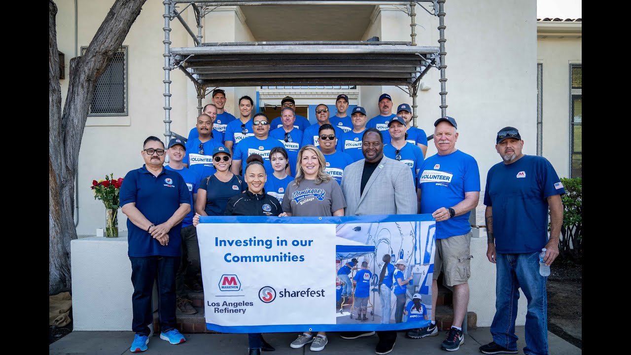 Sharefest and Marathon Petroleum team up to beautify Carson's Dominguez Elementary