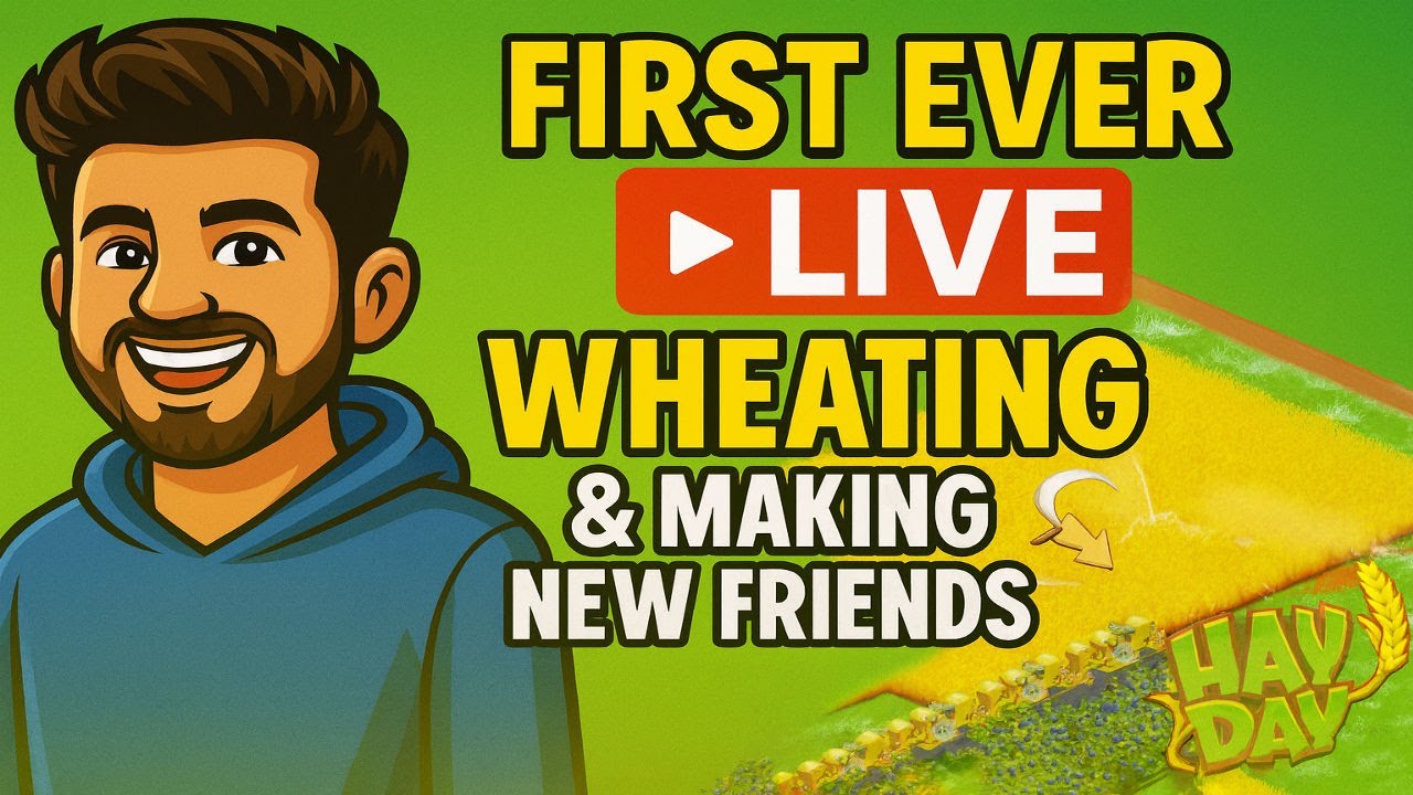 First Ever LIVE 🌾 Wheating in Hay Day | Making New Friends 💚