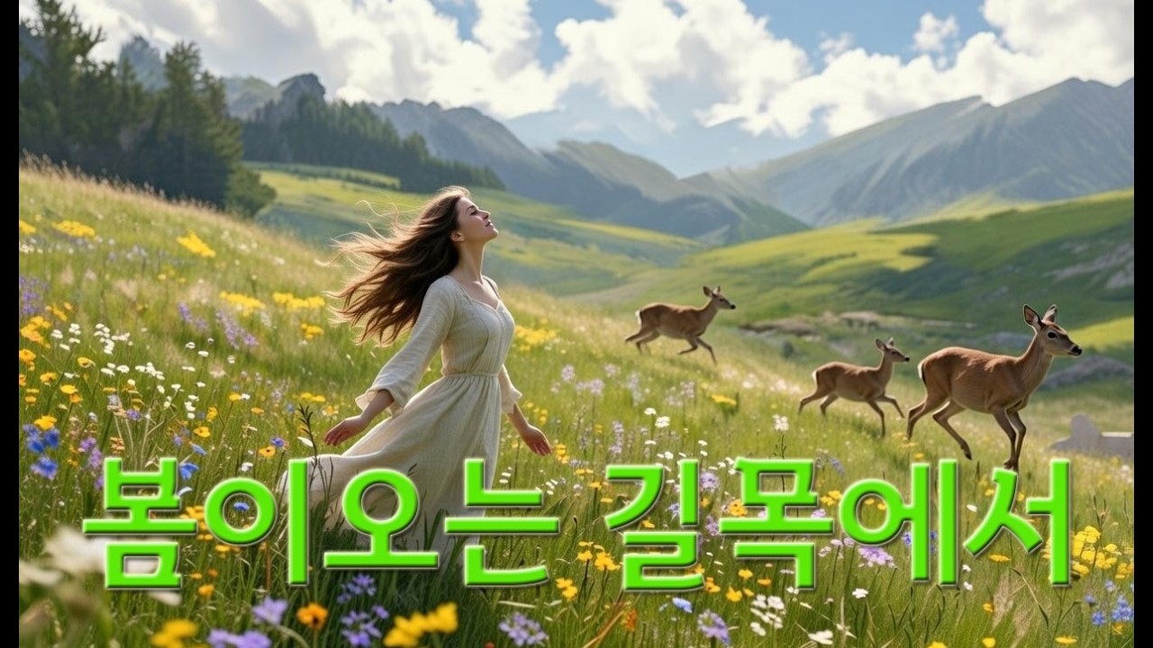 한 마리 사슴처럼 | 봄이 오는 길목에서 | 푸른 초원을 뛰어노는