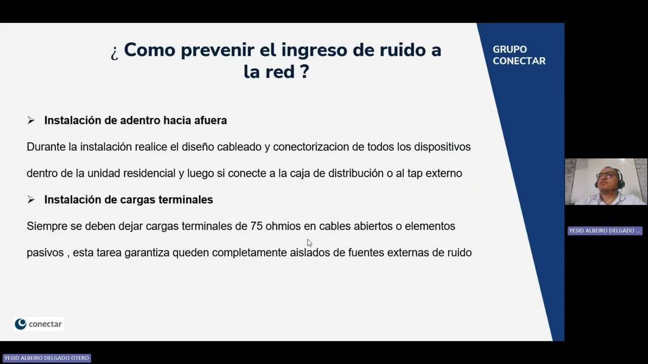 Ruido en la red HFC ‐ causas y soluciones