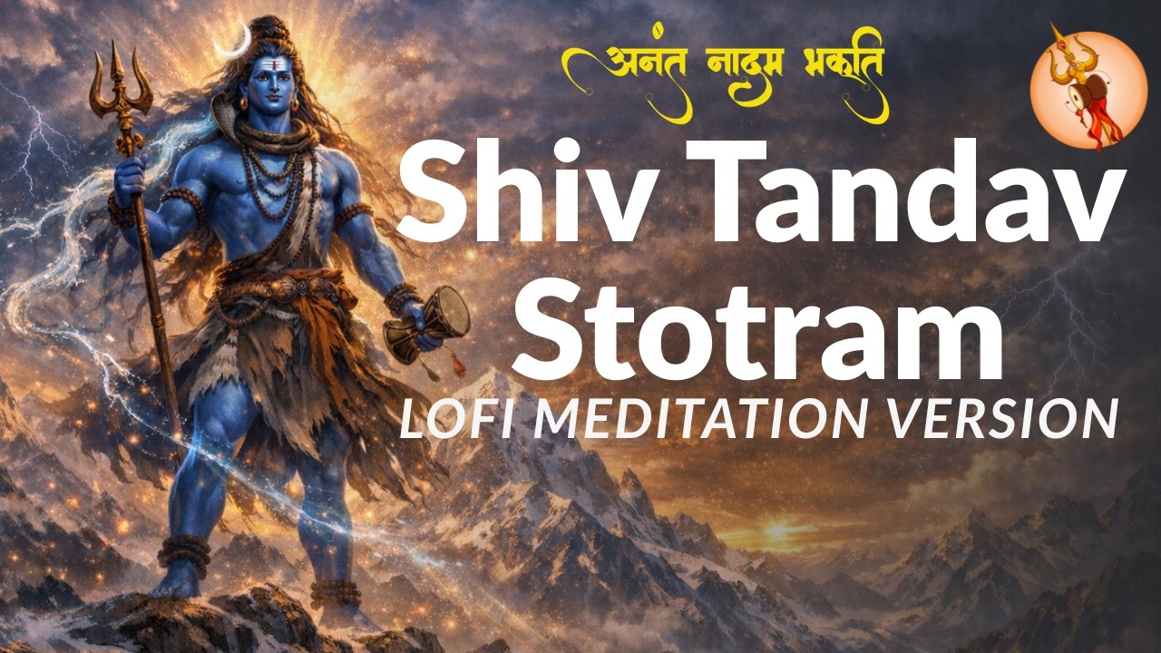 Shiv Tandav Stotram – LoFi Meditation Version | Om Namah Shivaya | Relaxing Shiva Chant