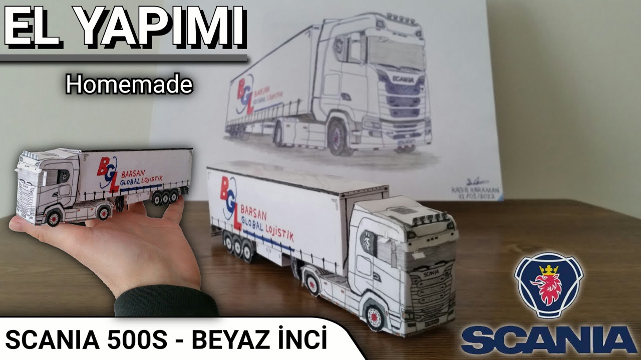 EL YAPIMI SCANIA 500S - BEYAZ İNCİ / HOMEMADE SCANIA 500S TRUCK / KADİR KARAMAN / # 3