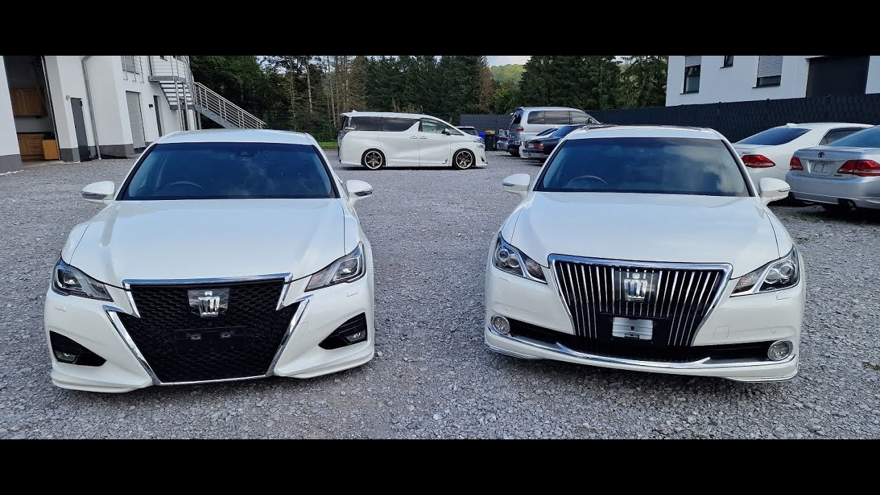 Toyota Crown Athlete G GRS214 vs. Mayesta F Version Hybrid GWS214 Modellista
