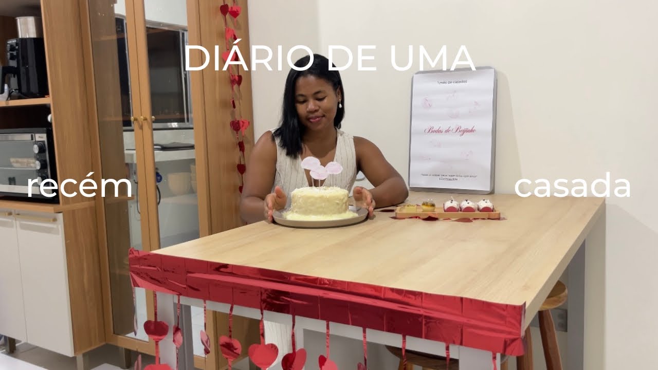 fiz uma surpresa para o meu marido de um mês de casados - bodas de beijinho