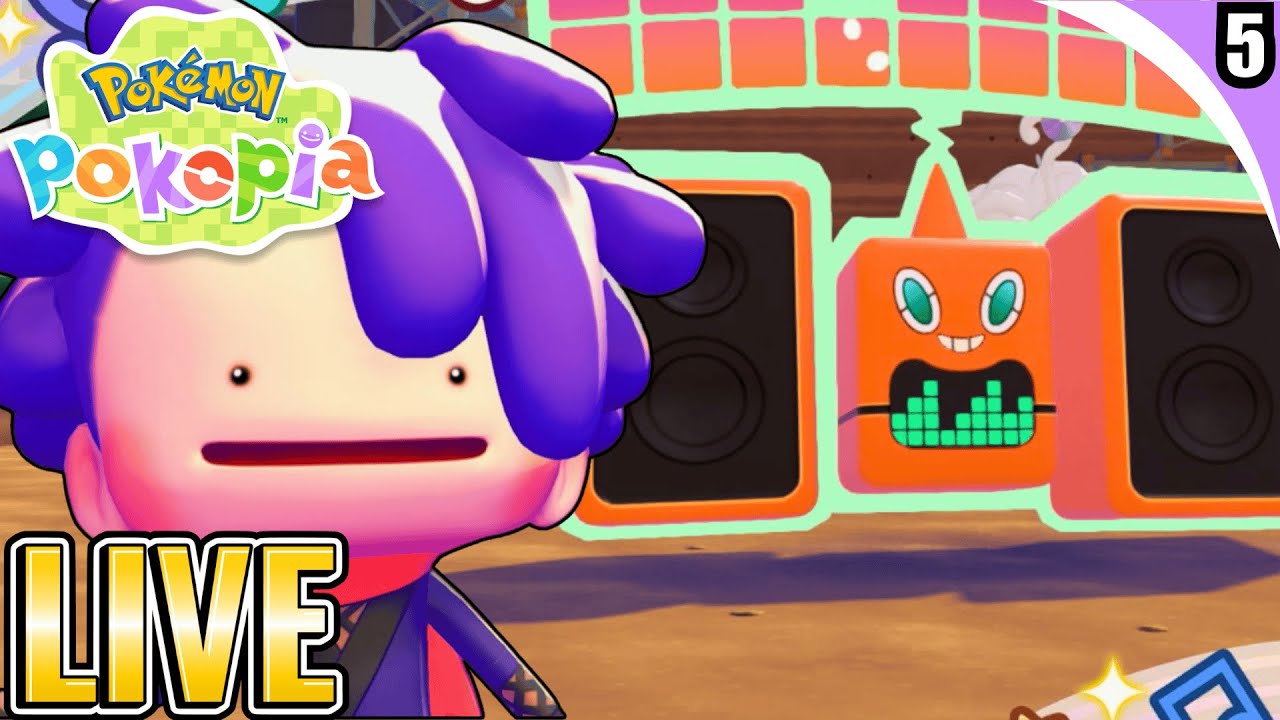 🔴Party Time With DJ ROTOM! Pokopia Day 4