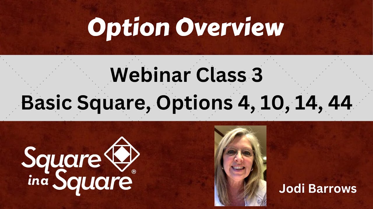 Square in a Square Option Overview part 3 of 3