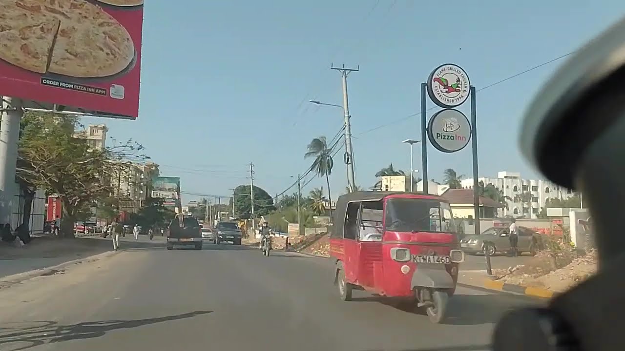 Driving around Mombasa 1