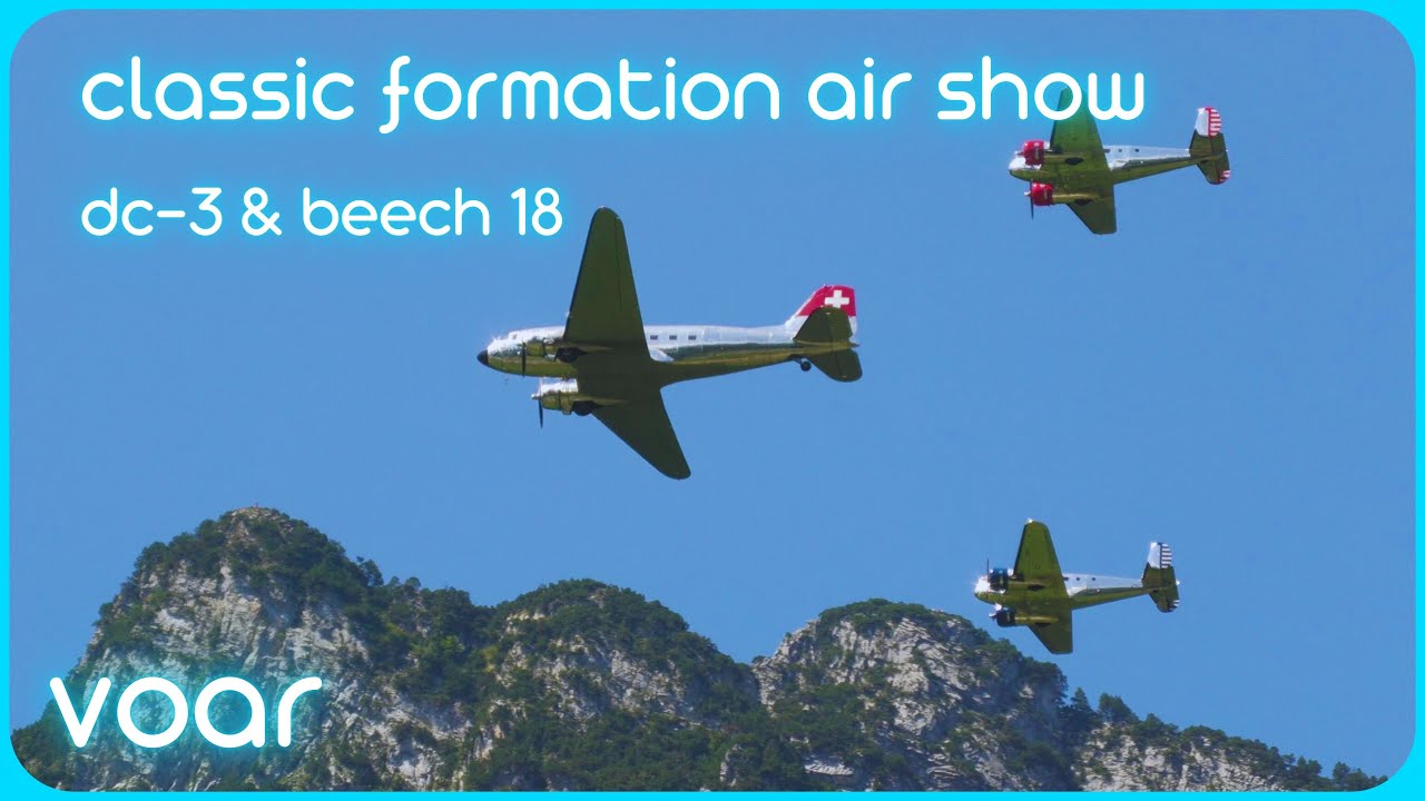 Classic Formation in action at ZigAirMeet 2023 Air Show!
