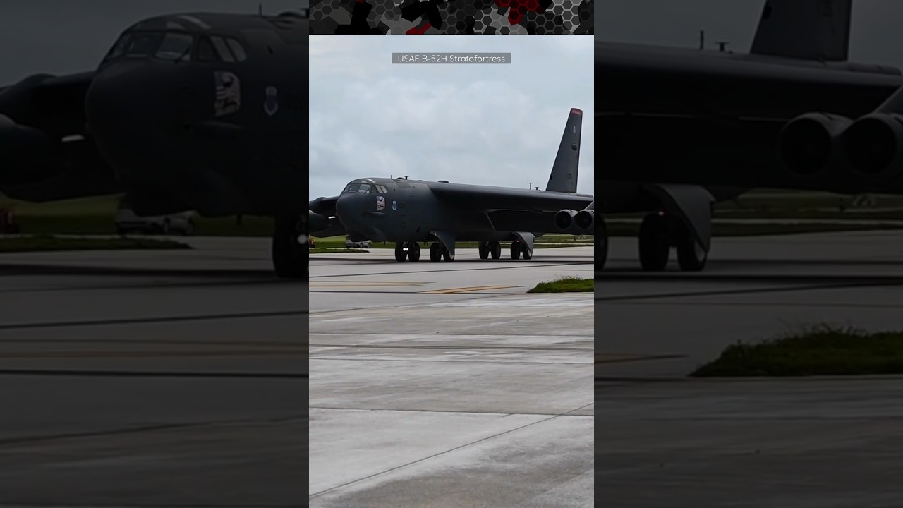 B-52 Bomber Take Off