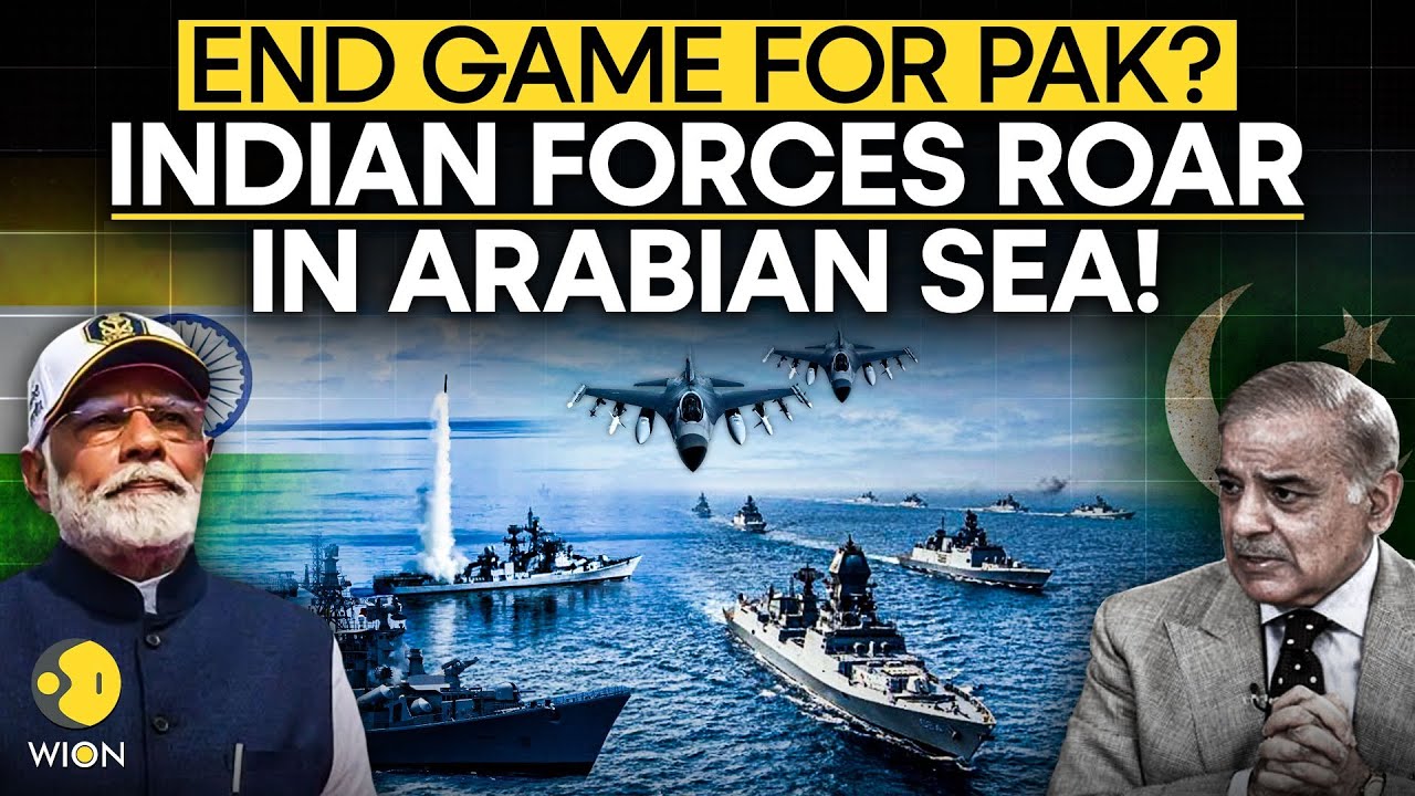 India-Pakistan Tensions LIVE: Indian Forces Roar In Arabian Sea! Pakistan Shivers! War Any Moment?