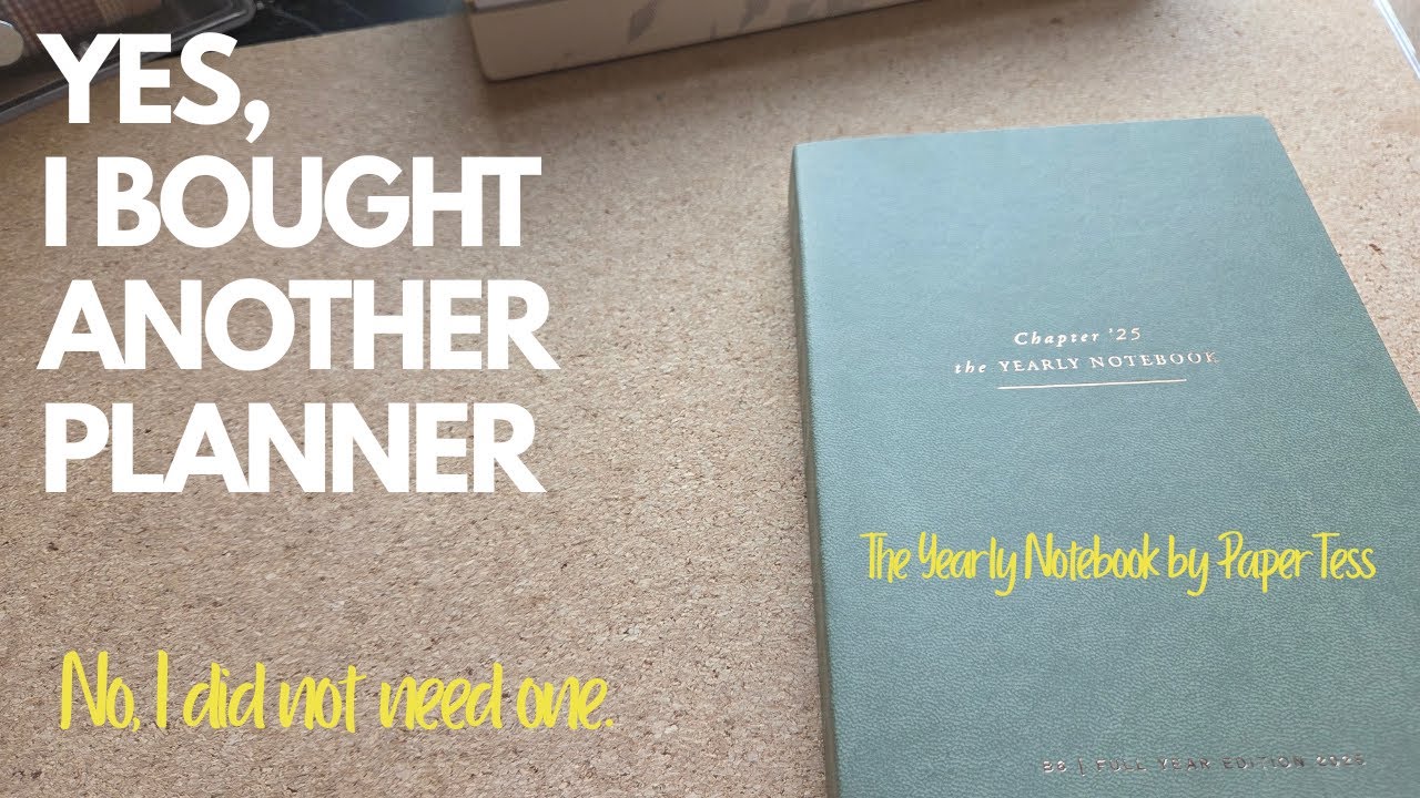 PLANNER REVIEW | THE YEARLY NOTEBOOK BY PAPERTESS