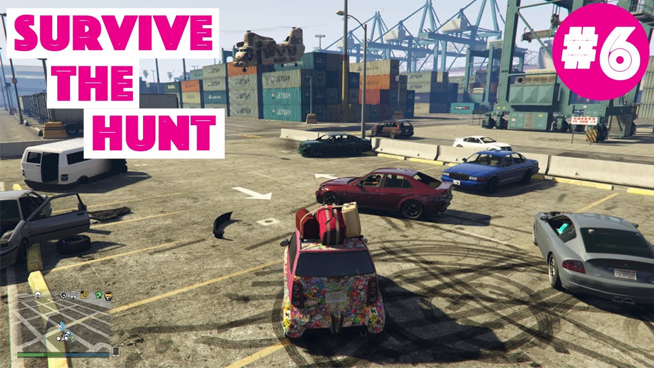 GTA 5 Survive the Hunt #6 - Totally Off The Rails!
