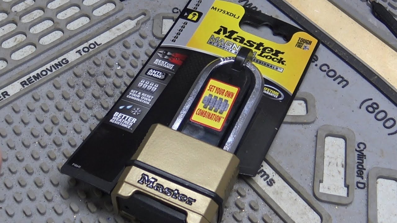 (383) Combination Master Lock Model M175XDLJ Decoded