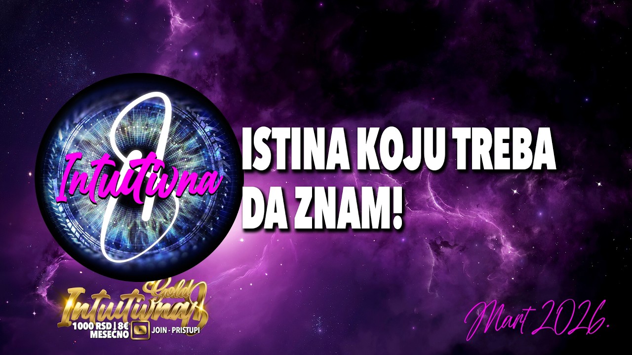 🌟ISTINA KOJU TREBA DA ZNAM!🌟 Tarot citanje 🔮 Grupno otvaranje  @Intuitivna8 ​