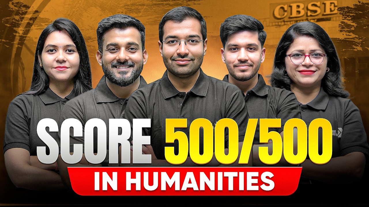 How to Score 500/500 in Class 12 Humanities?🔥| Arts Subjectwise Strategy For 12th Board Exam 2026-27