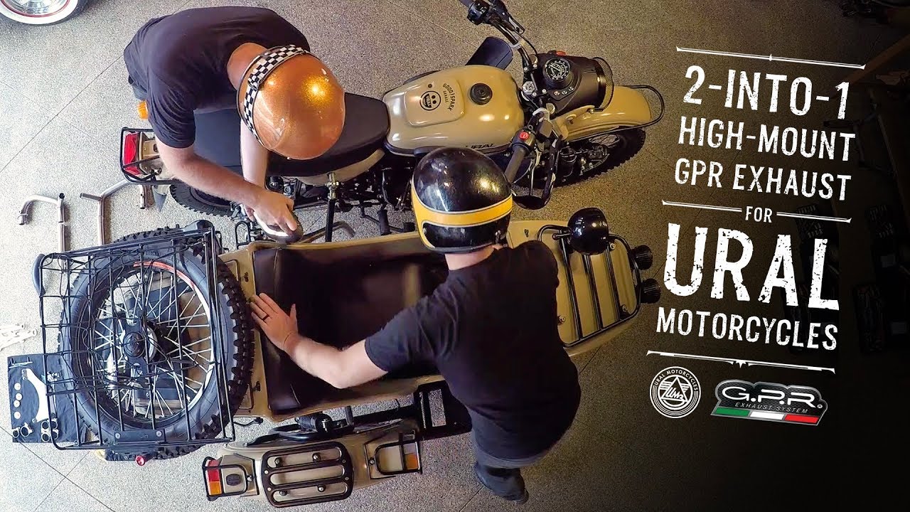 2-into-1 GPR Exhaust System for Ural Motorcycles