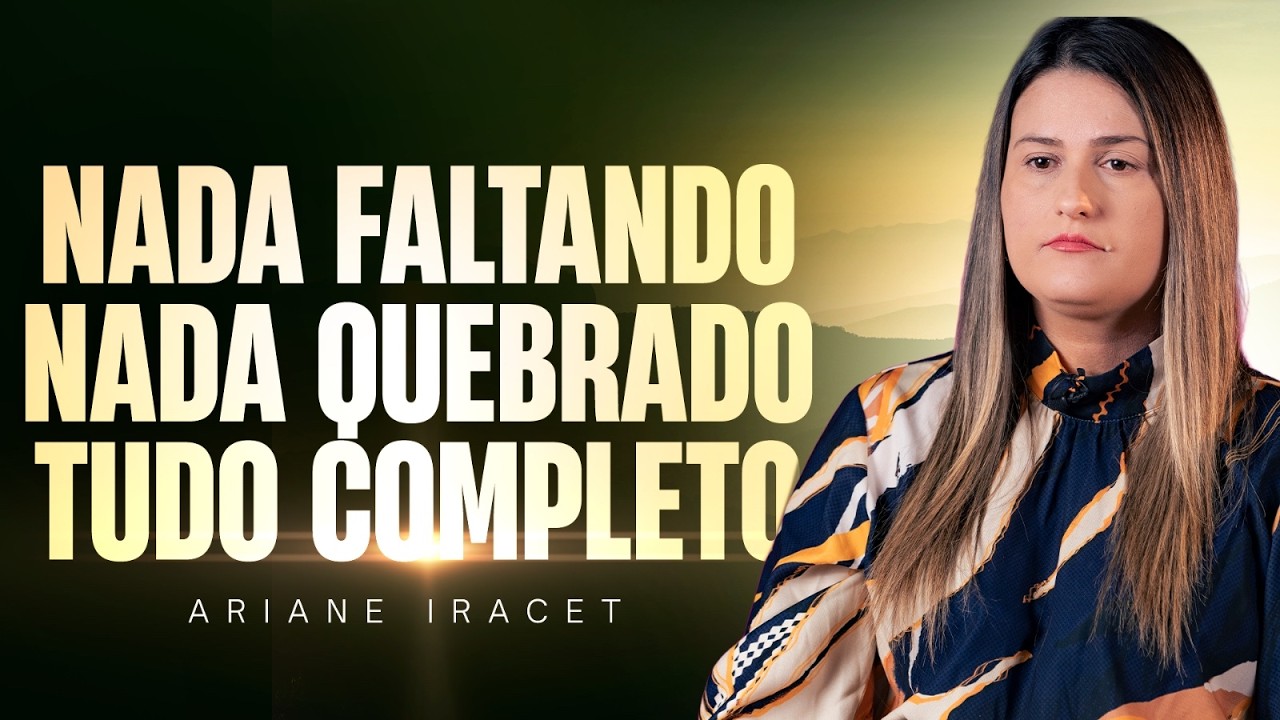 NADA FORA LUGAR! O SENHOR ESTÁ TRAZENDO ALINHAMENTO!