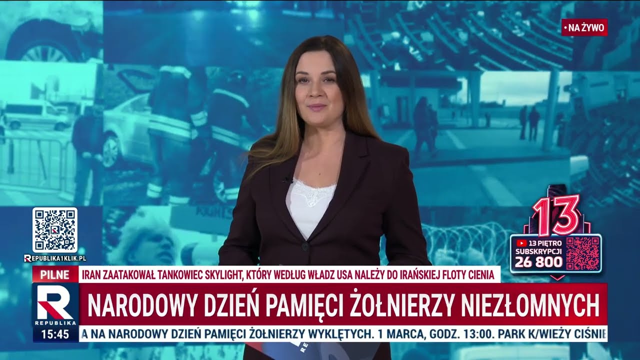 Informacje Telewizja Republika 01.03.2026 godzina 15:30