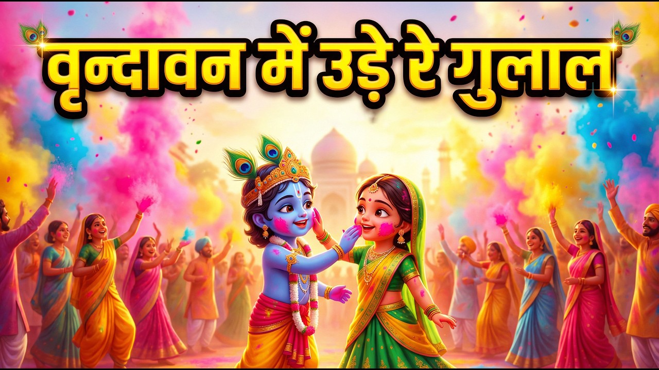 Vrindavan Mein Ude Re Gulal - वृन्दावन में उड़े रे गुलाल कह दो राधा रानी से | Holi Bhajan #holi