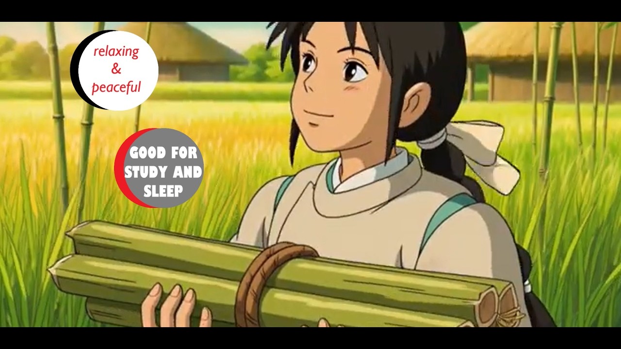 Bamboo House Construction in Countryside | Peaceful Ghibli ASMR #aesthetic #asmr #ghibli