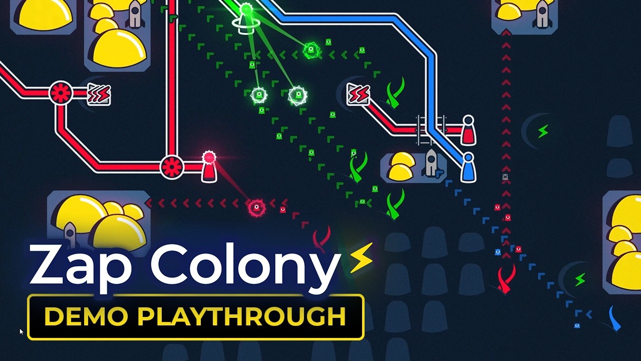 Zap Colony Demo - Full Level Relaxing Gameplay | No Talking | 4K 60FPS