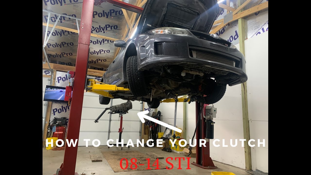 How to change your clutch 08-14 STI 4K