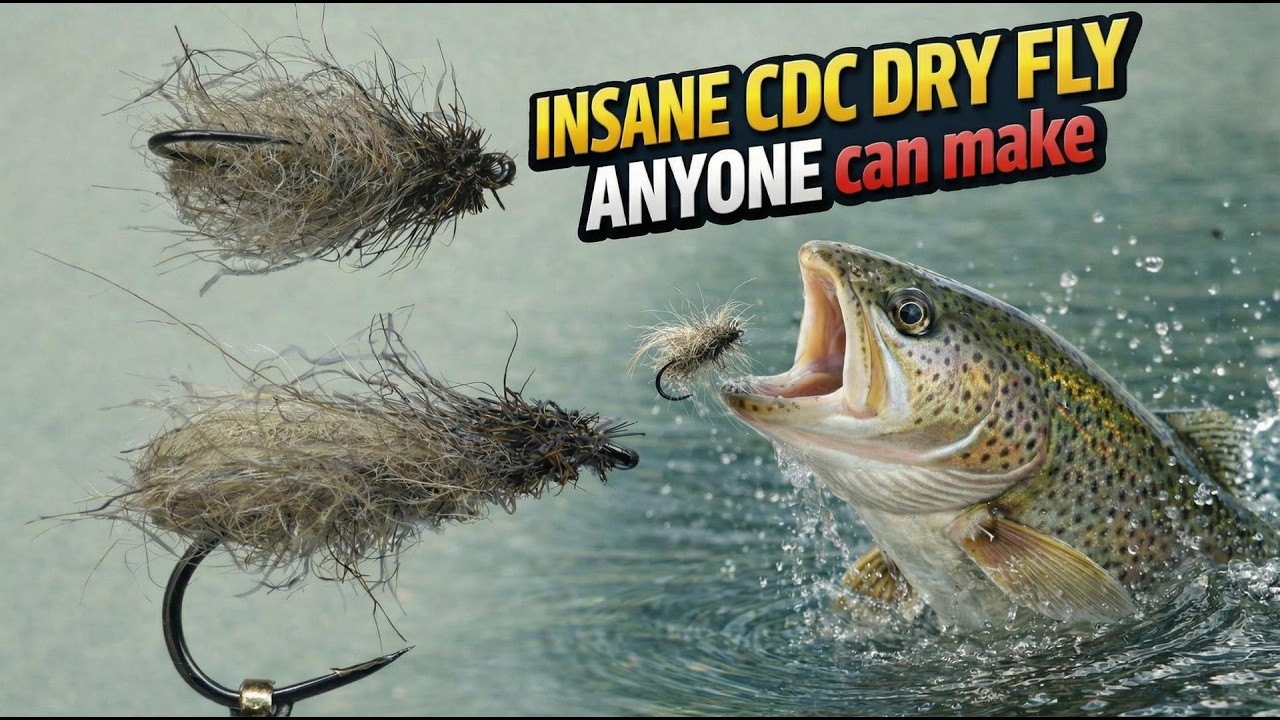Свяжите эту реалистичную сухую мушку CDC Bubble Caddis &mdash; пошаговое руководство по вязанию мушек.
