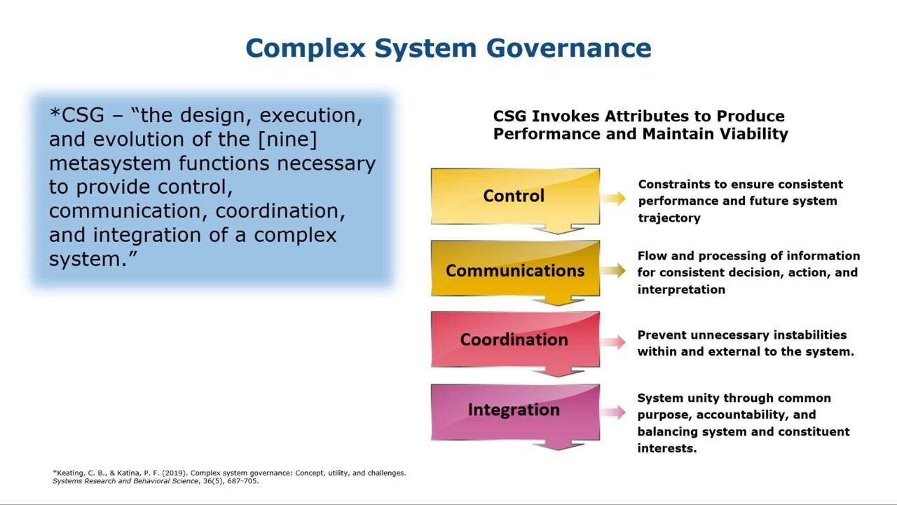 Complex System Governance