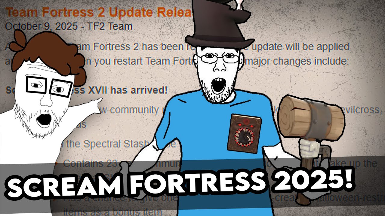 Scream Fortress 2025 Update is HERE - LIVE Reaction