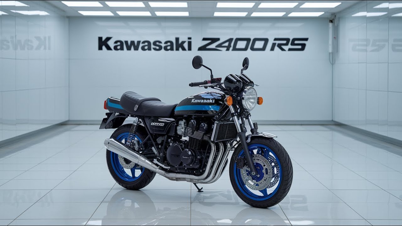 Ретро-стиль, современная мощь — Kawasaki Z400RS 2026 года ошеломляет всех!