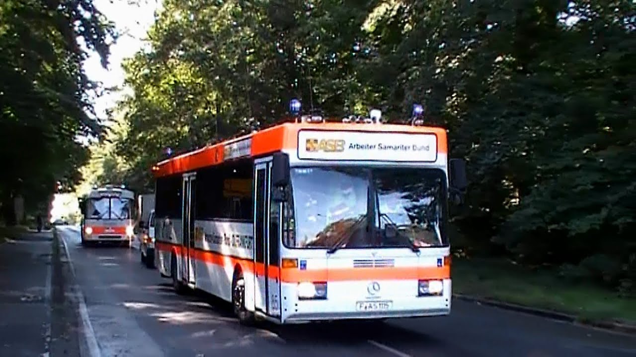 PKW + GW Dekon WF InfraServ + Dekon Zug + GKTW BF/FF + GRTW + GW San ASB Frankfurt